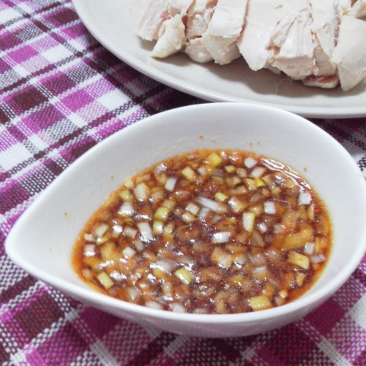 ネギソース 茹で鶏 蒸し鶏 唐揚げにも レシピ 作り方 By Mama Papa 楽天レシピ